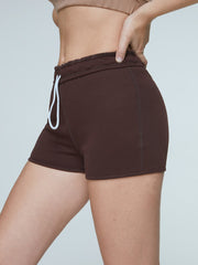 Solid Colored High Waisted Biker Shorts