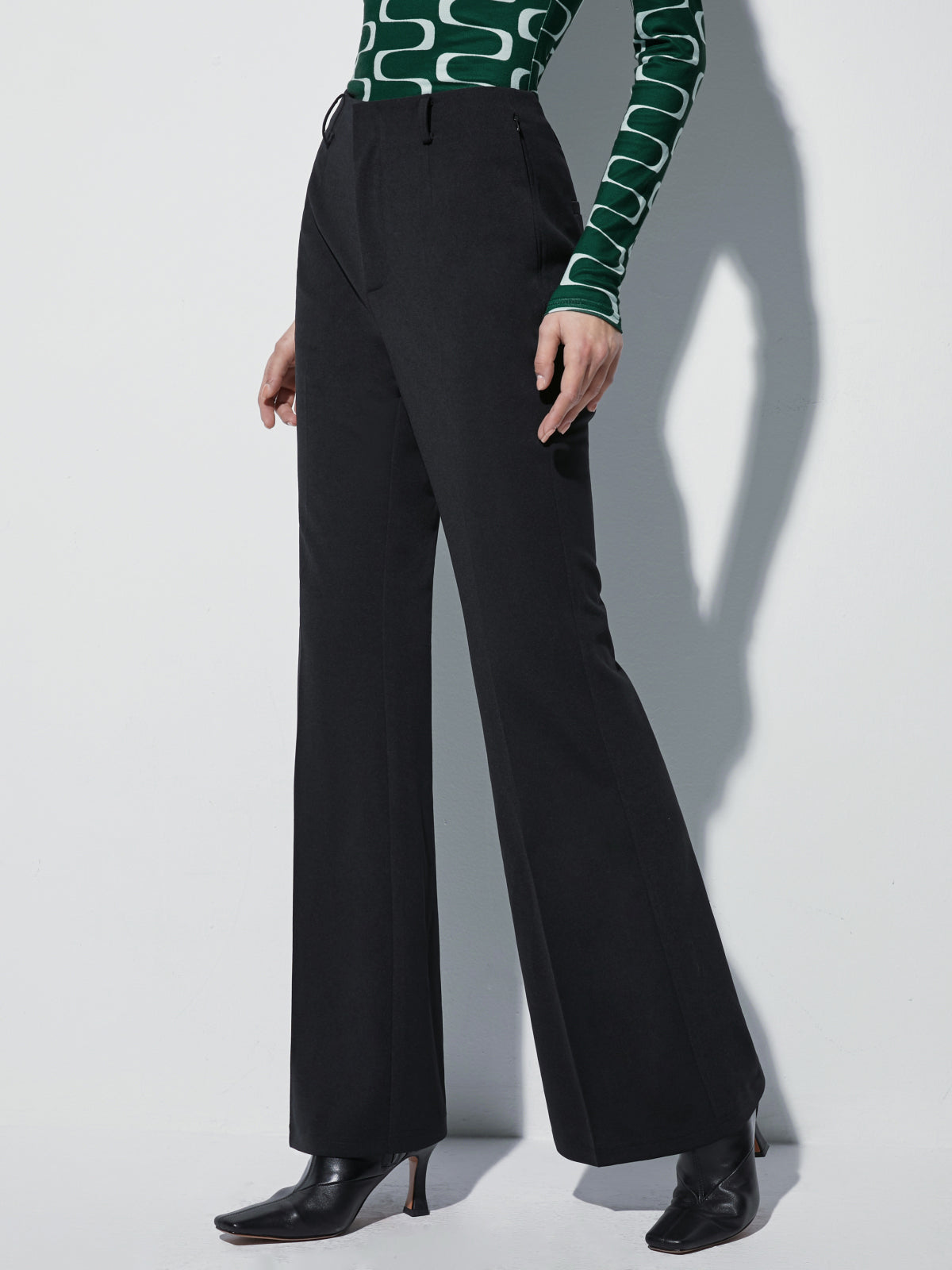 Essential High Waisted Flare Pants