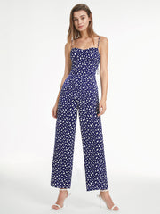 Light Petal Sweetheart Tank Wide Leg Jumpsuit