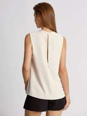 Cowl Neck Sleeveless Top