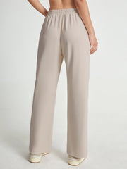 High Waisted Straight Leg Lounge Pants