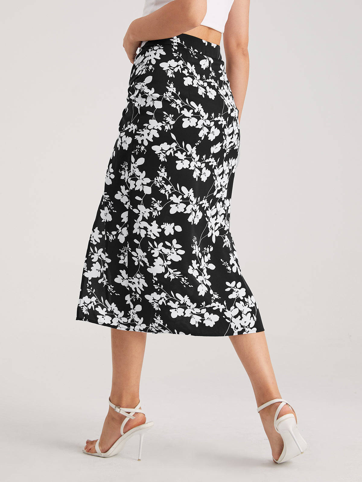 Floral Midi Skirt