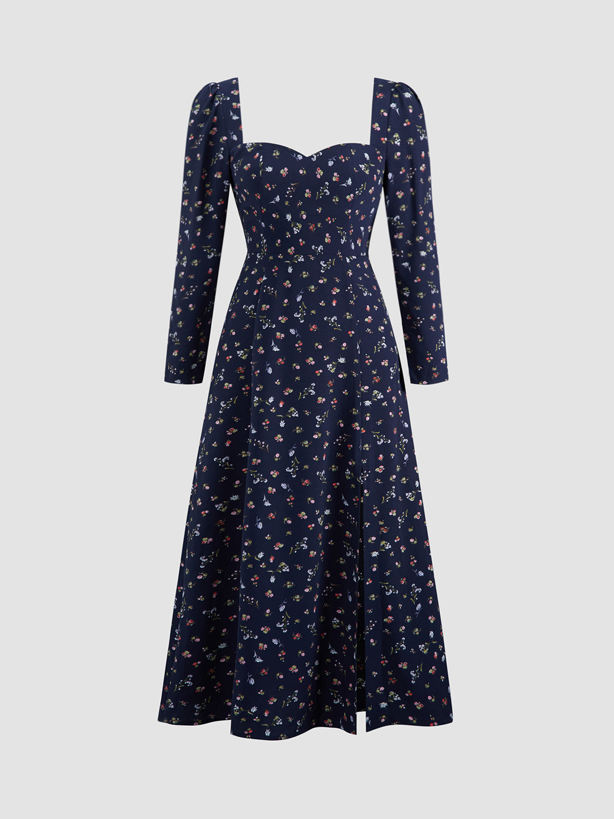 Ditsy Flora Square Dress