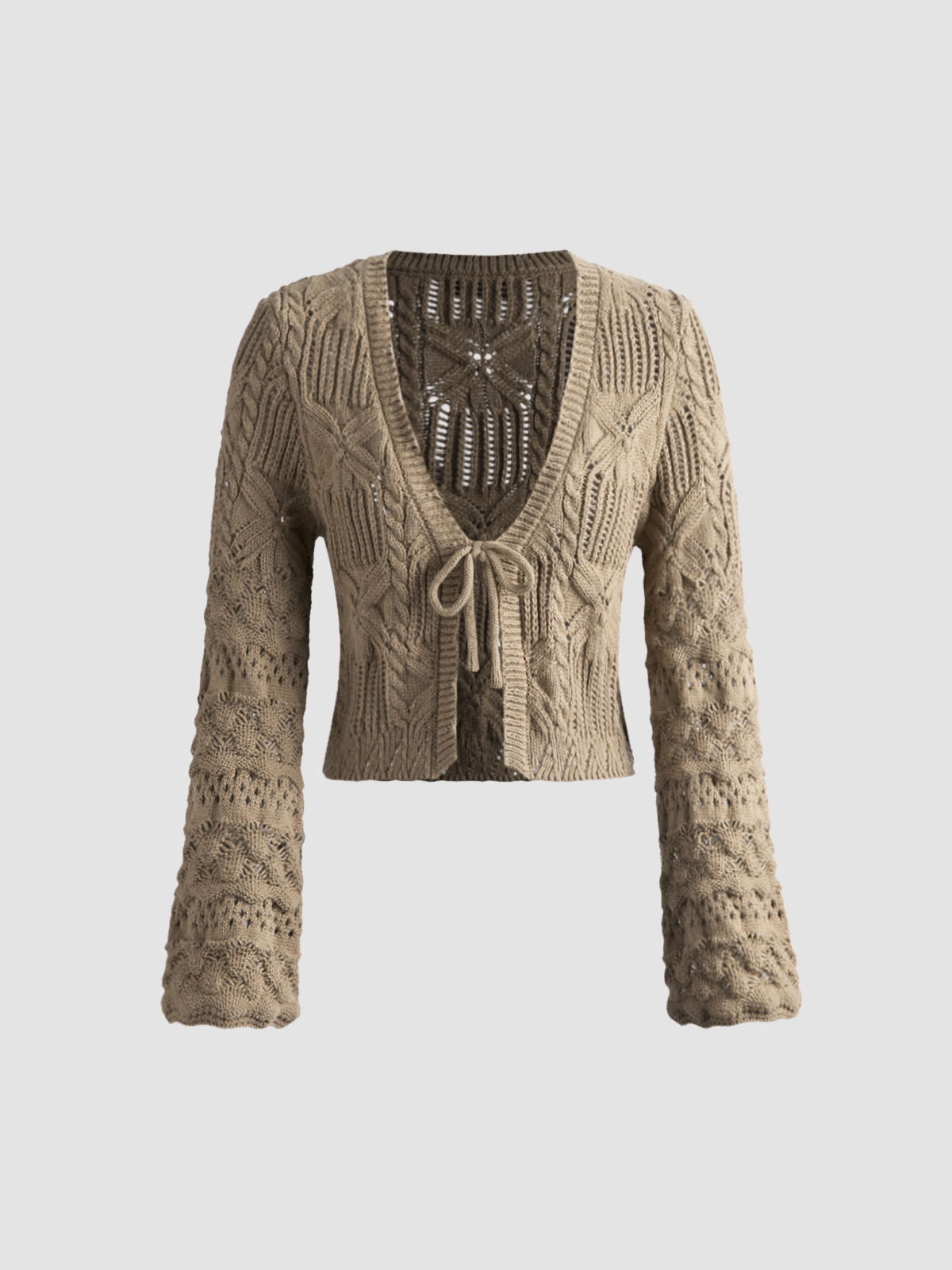 Eclipse Sky Cable Knit Cardigan