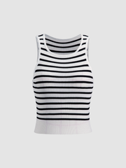 Wear Your Stripes Knitted Tank Top