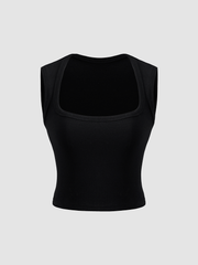 Nocturnal Square Neck Tank Top