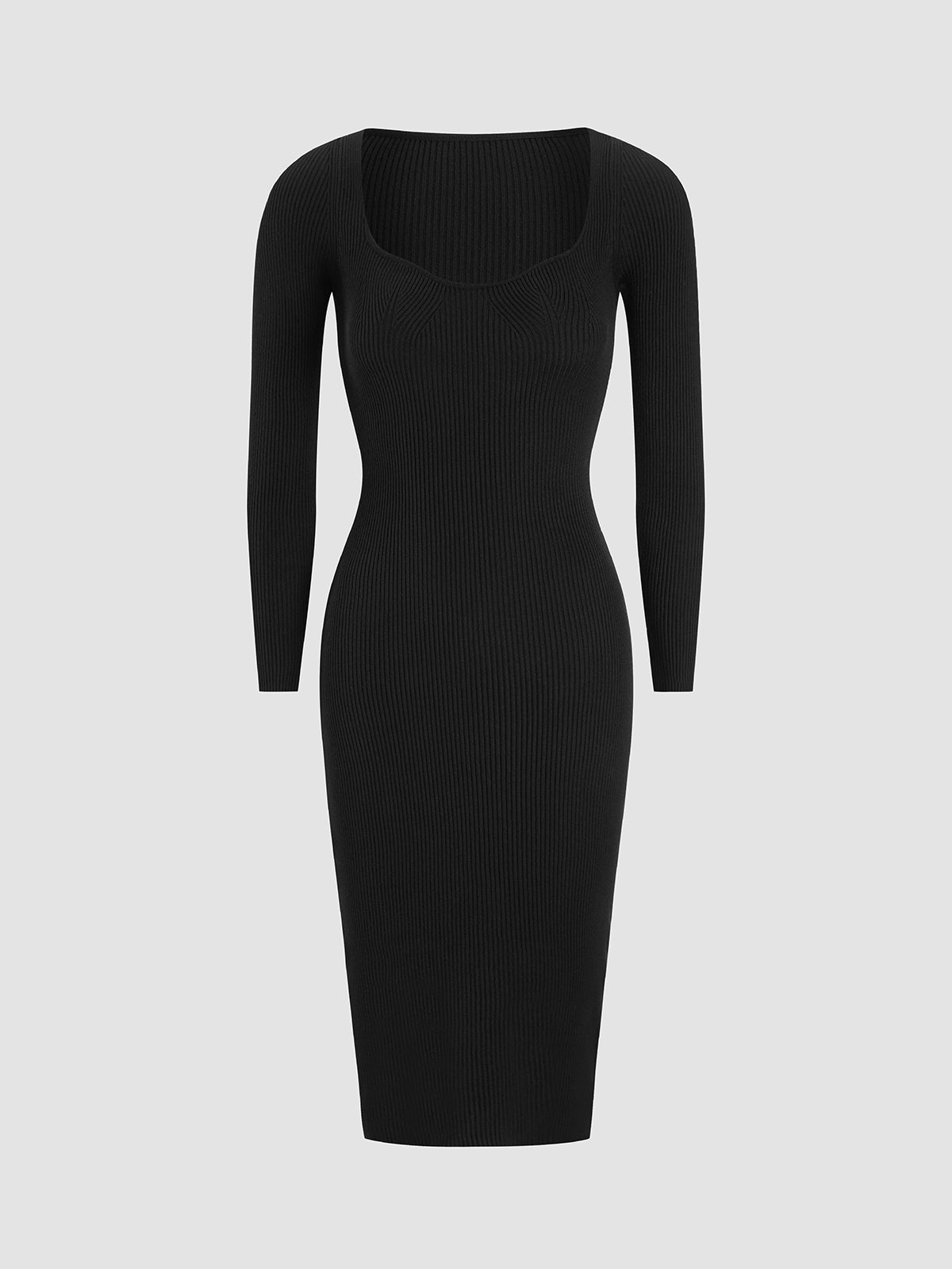 Eternity Night Ribbed Sweater Dress