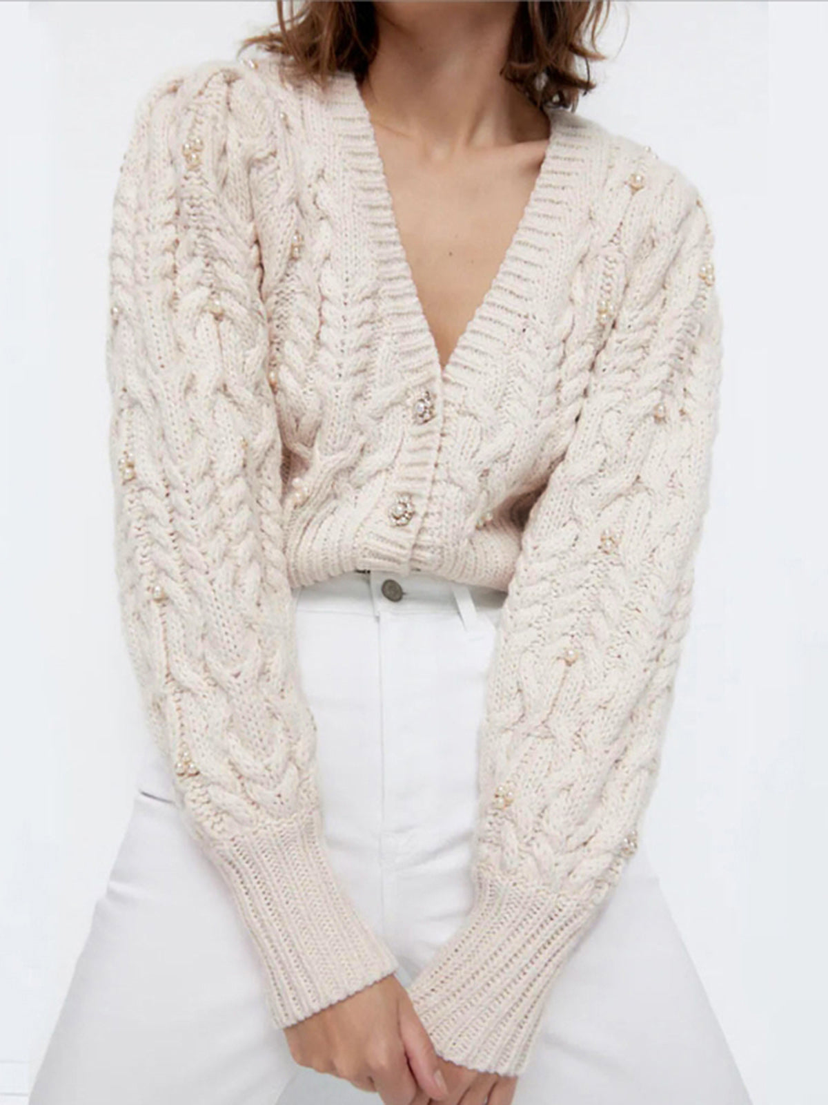 East Village Cable Knit Cardigan