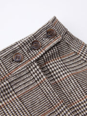 Glen Plaid Mini Skirt