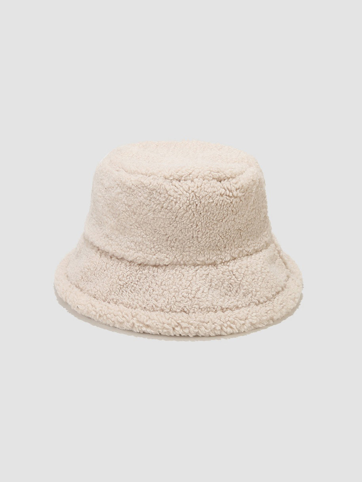 Solid Fleece Bucket Hat