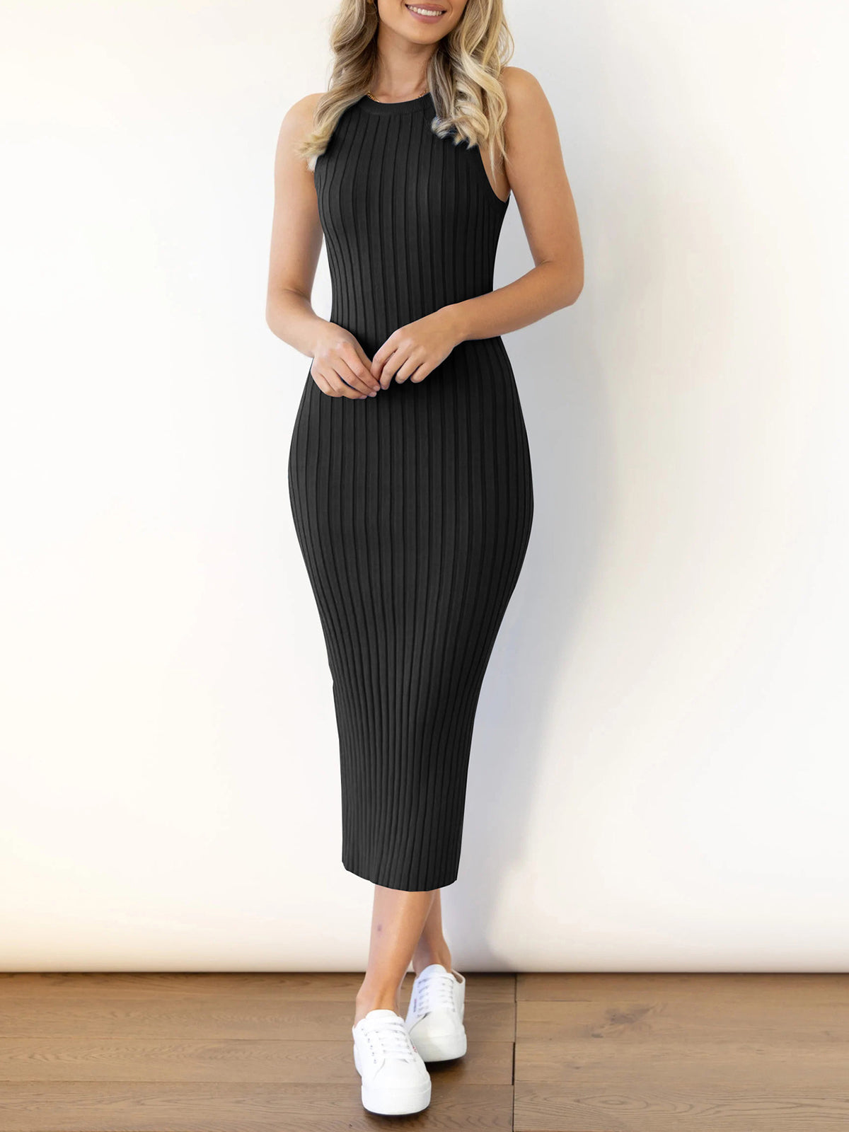 Paris Night Bodycon Long Dress