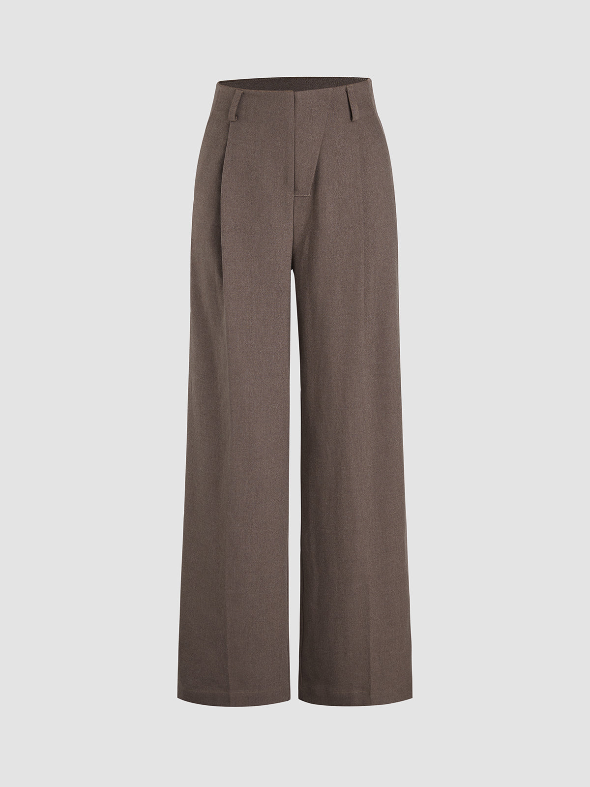 Dark Brown Wide Leg Pants