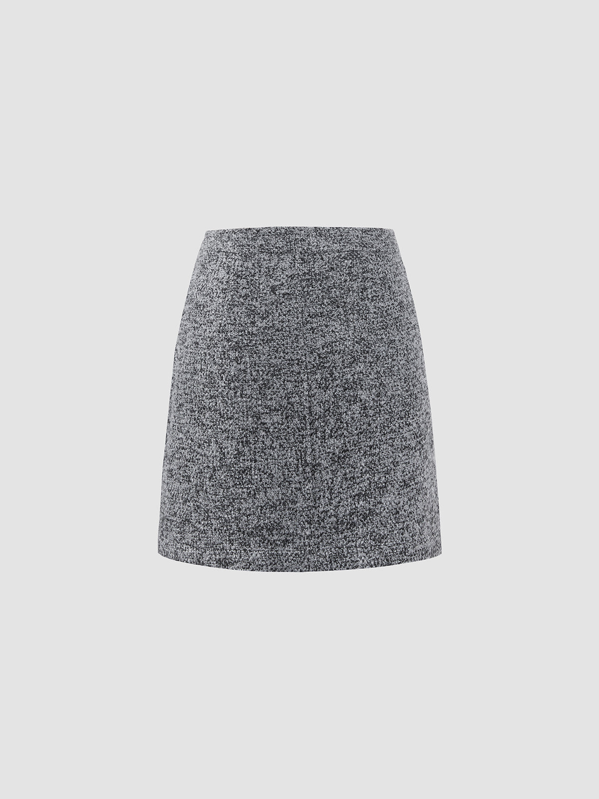 Cloudy Day Tweed Skirt