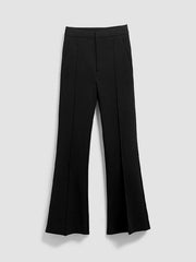 Solid Flared Leg Pants