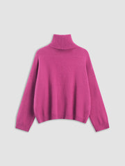 Pink Turtleneck Sweater