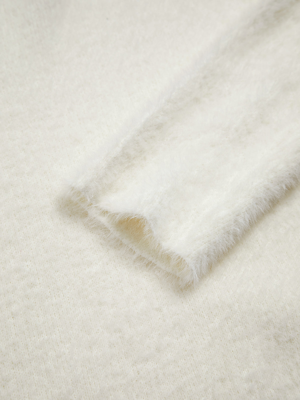 Snowy Morning Furry Sweater