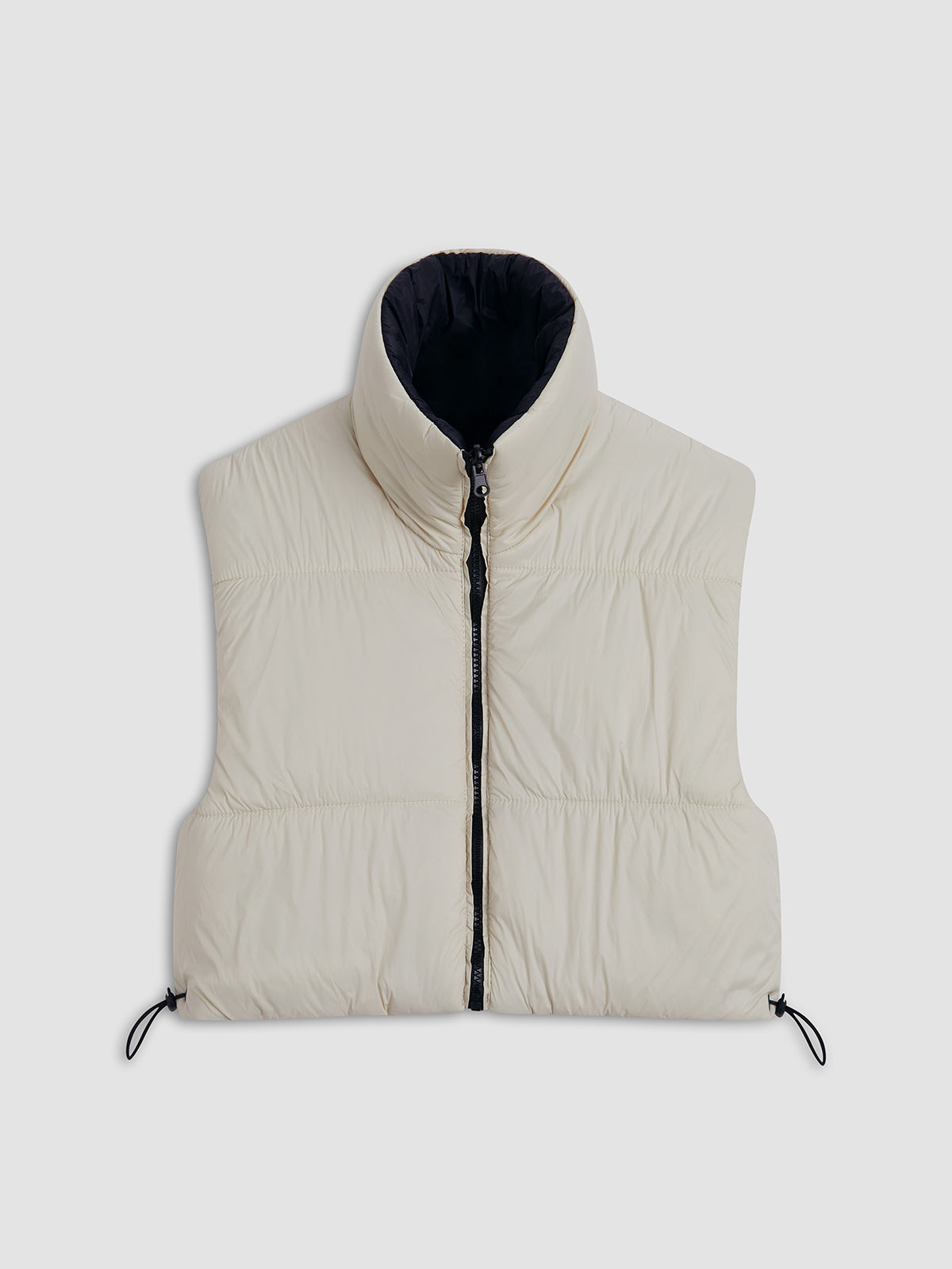 Reversible Zip Up Drawstring Vest