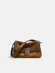 Suede Shoulder Bag