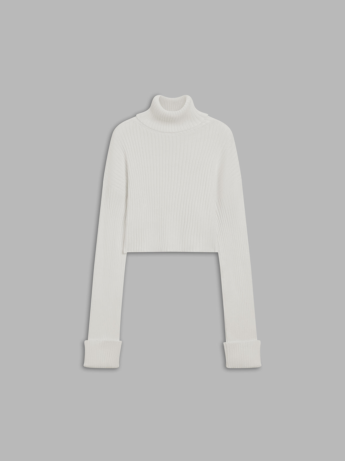 Whipped Cream Turtleneck Sweater