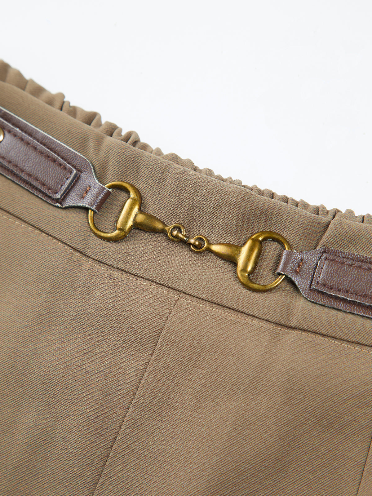 Belt Decor Pleated Skirt – Chicwild