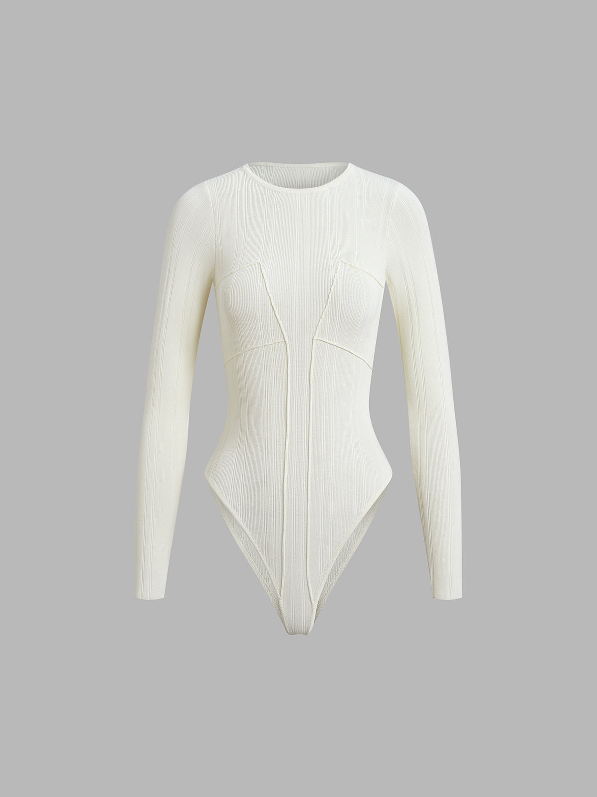 Ivory Glow Textured Bodysuit