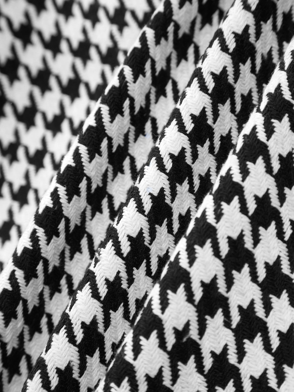 Houndstooth Collared Jacket