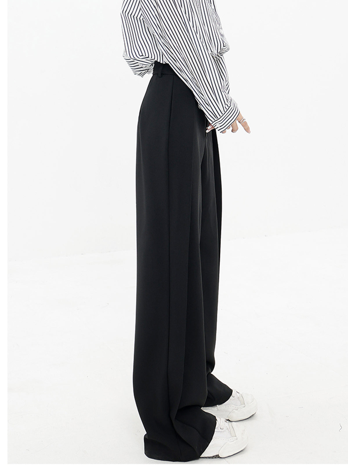 Pleated Baggy Wide Leg Pants