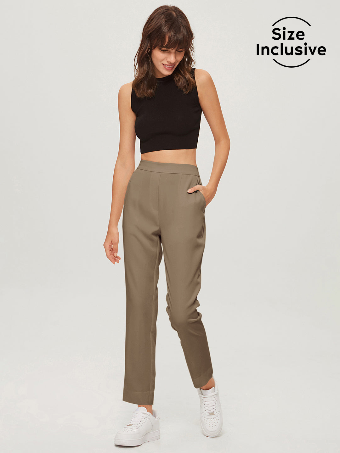 Everyday Cropped Slim Trousers