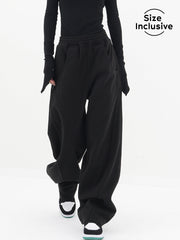 Baggy Solid Wide Leg Pants