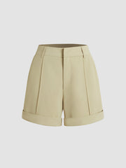 Low Rise Casual Trouser Shorts