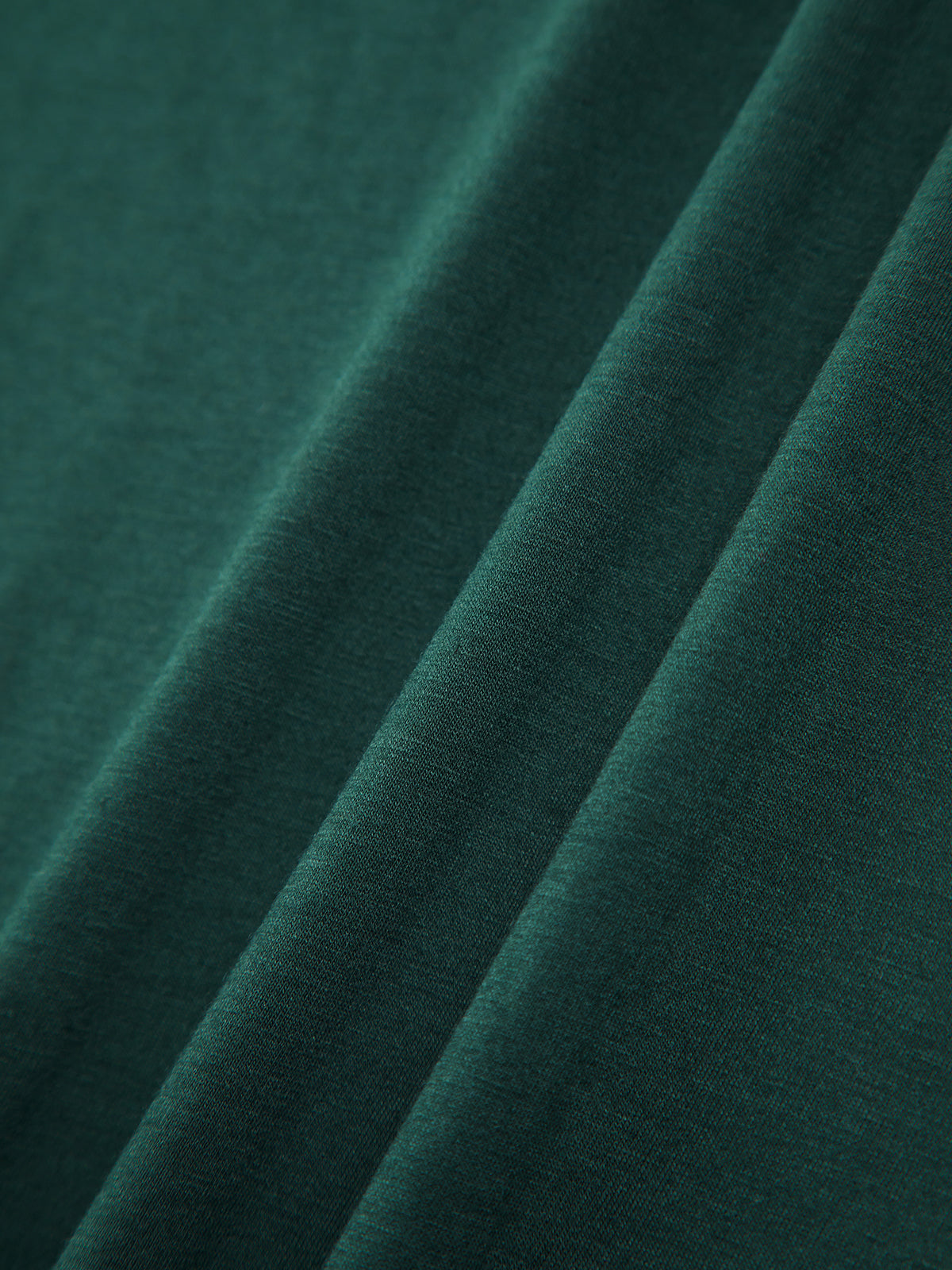 Emerald Green Contrast Lace Flutter Sleeve T-Shirt