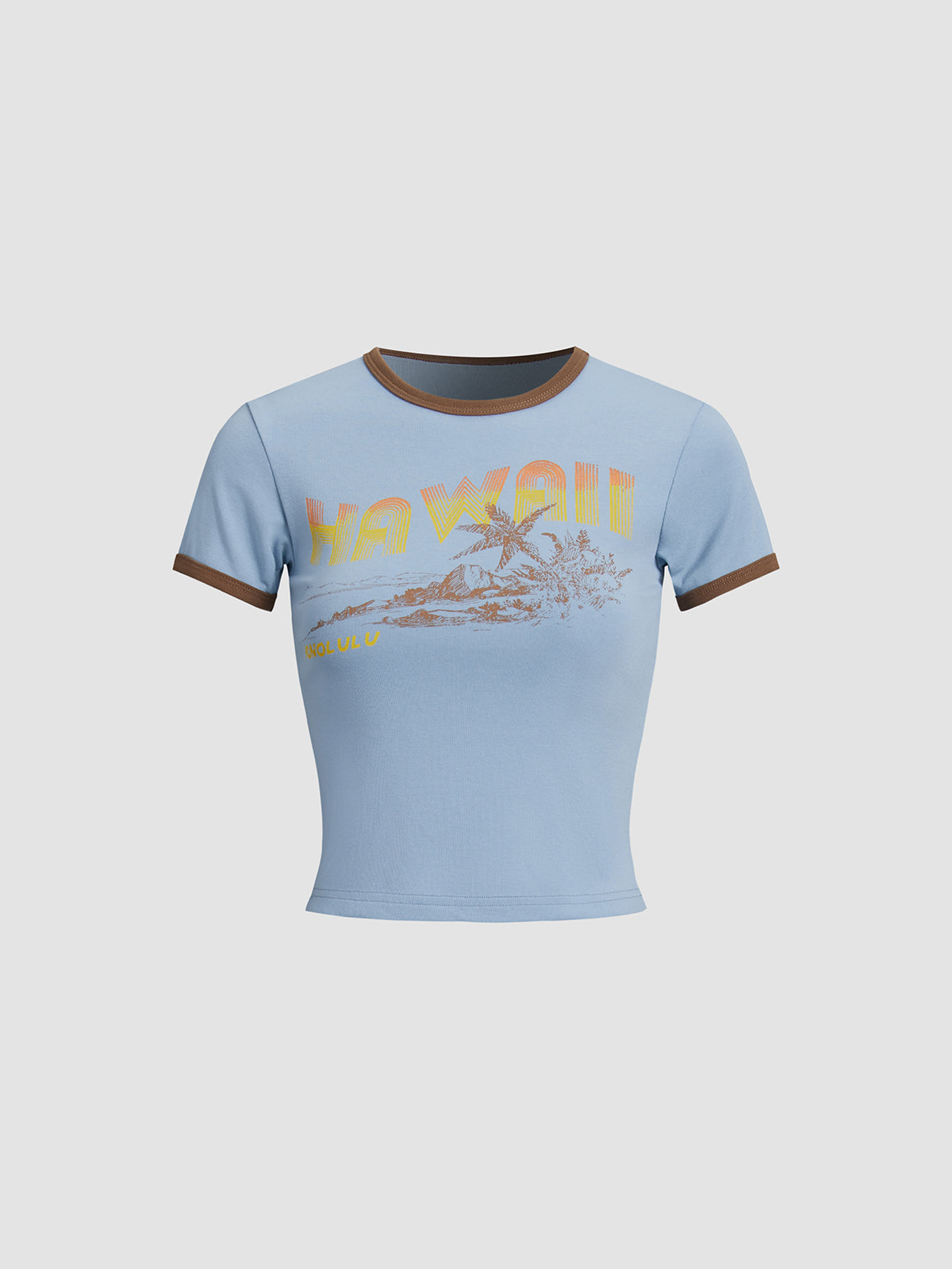 Hawaii Adventure Crop Top