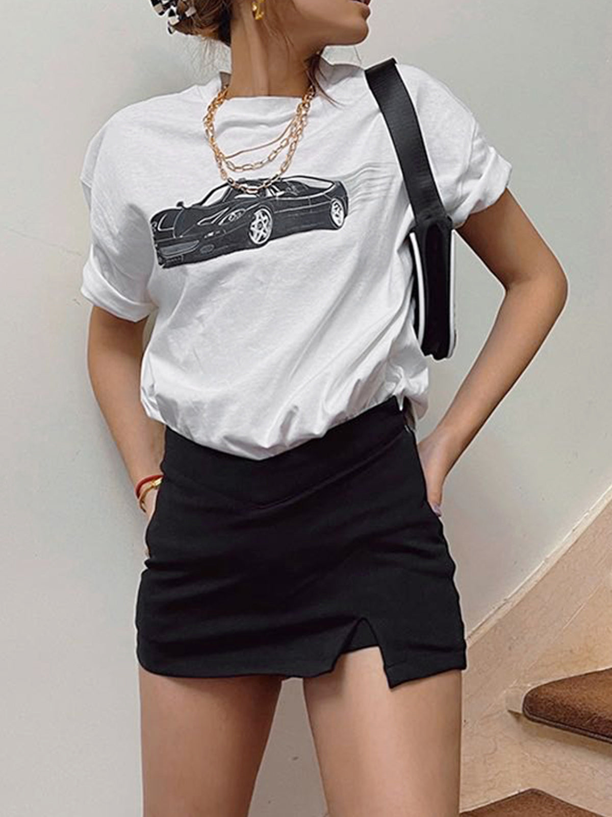 Car Print T-Shirt