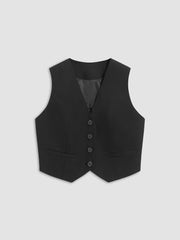 Leisure Button Up Vest