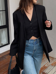Casual Relaxed Fit Blazer
