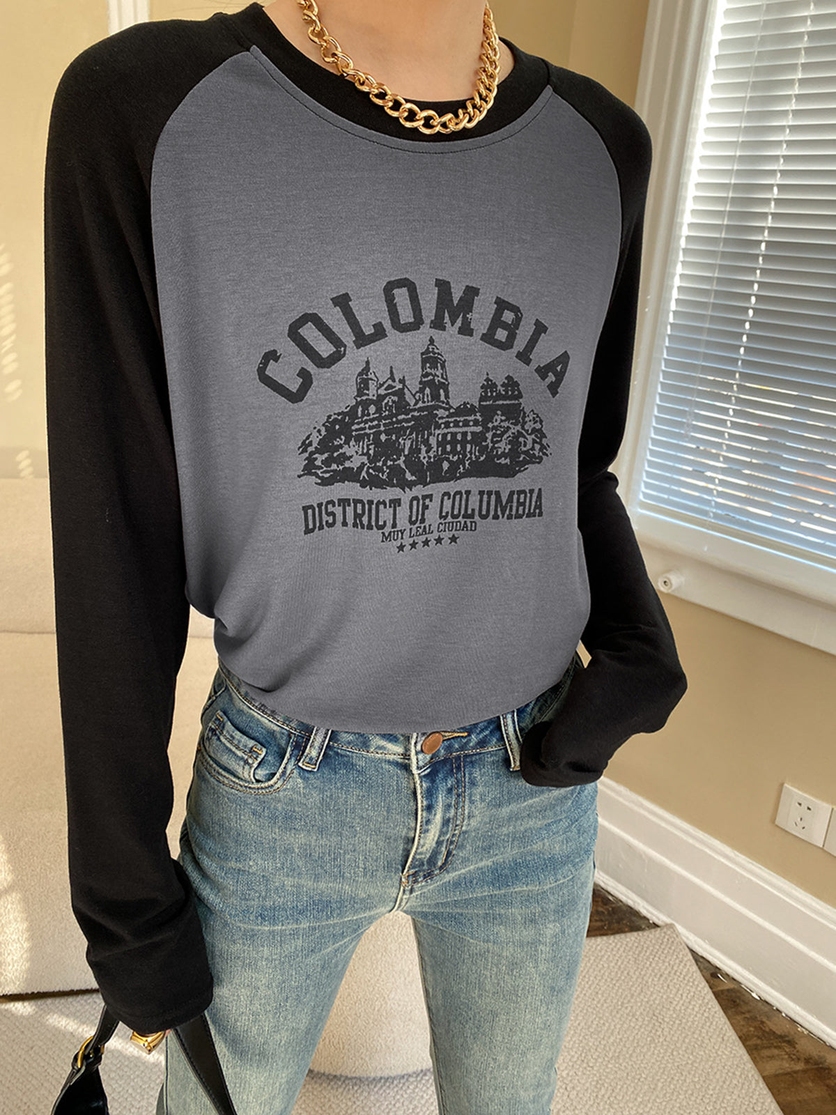 Colombia Adventure Contrast Long Sleeve Shirt