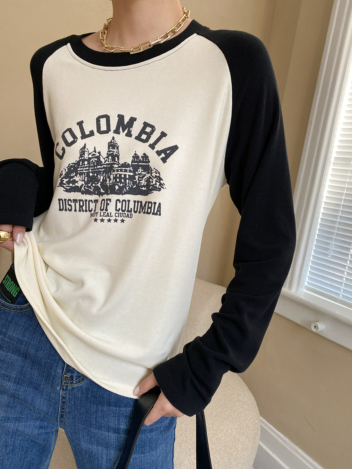 Colombia Adventure Contrast Long Sleeve Shirt