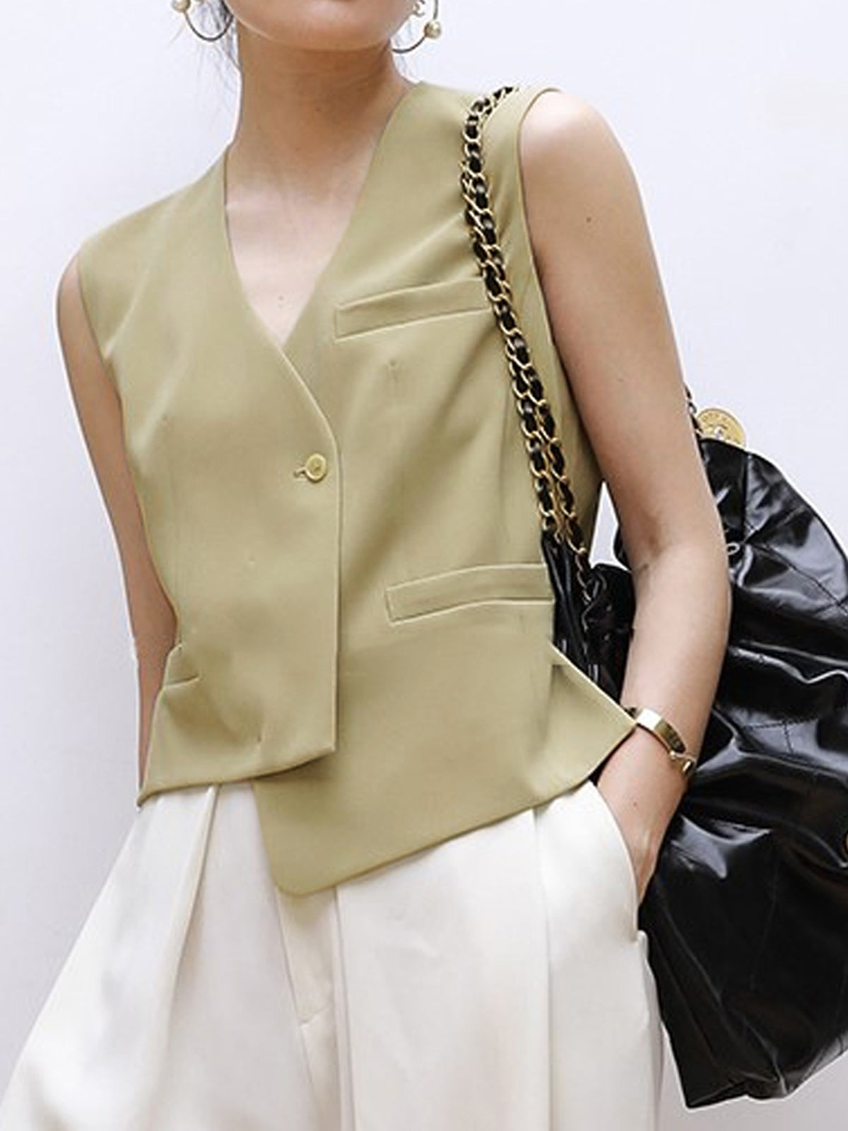 Leisure Asymmetrical Vest