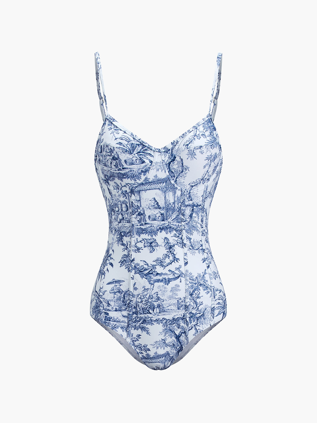 Toile Corset One Piece Swimsuit