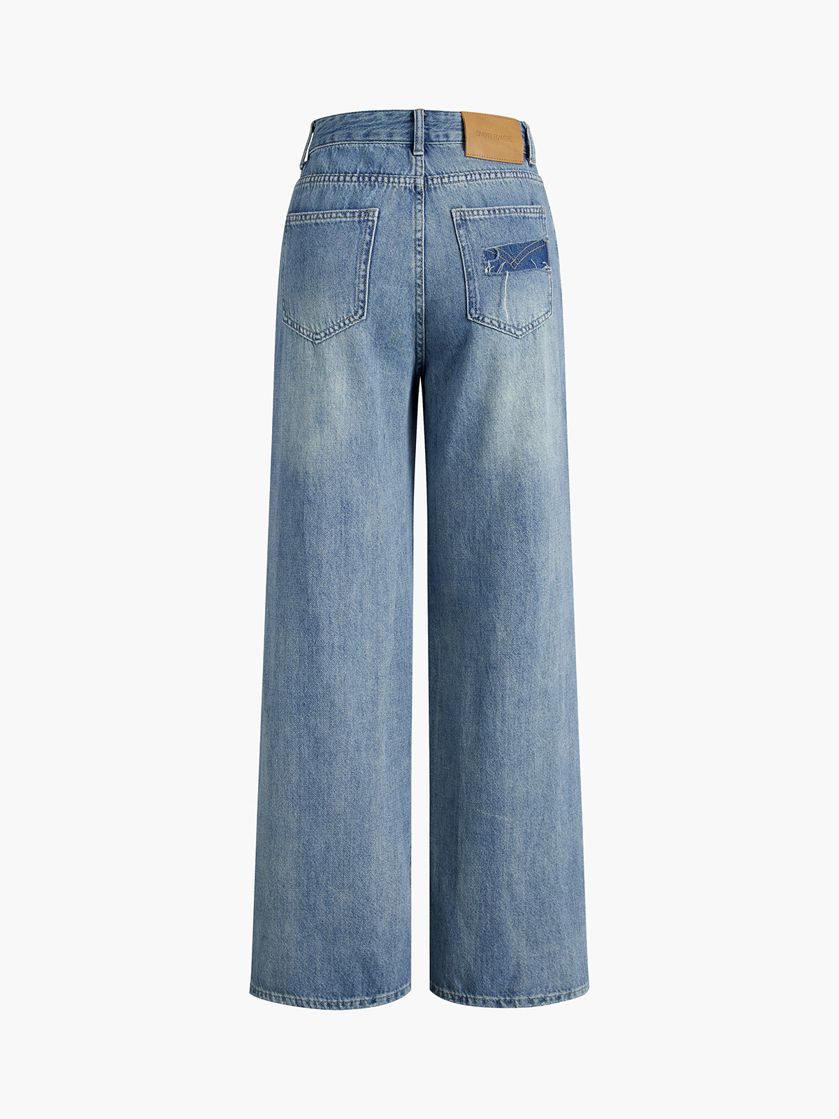 Classic Denim Straight Leg Jeans