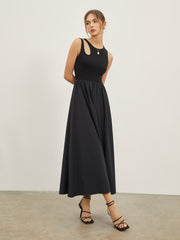 Cutout Long Tank Dress