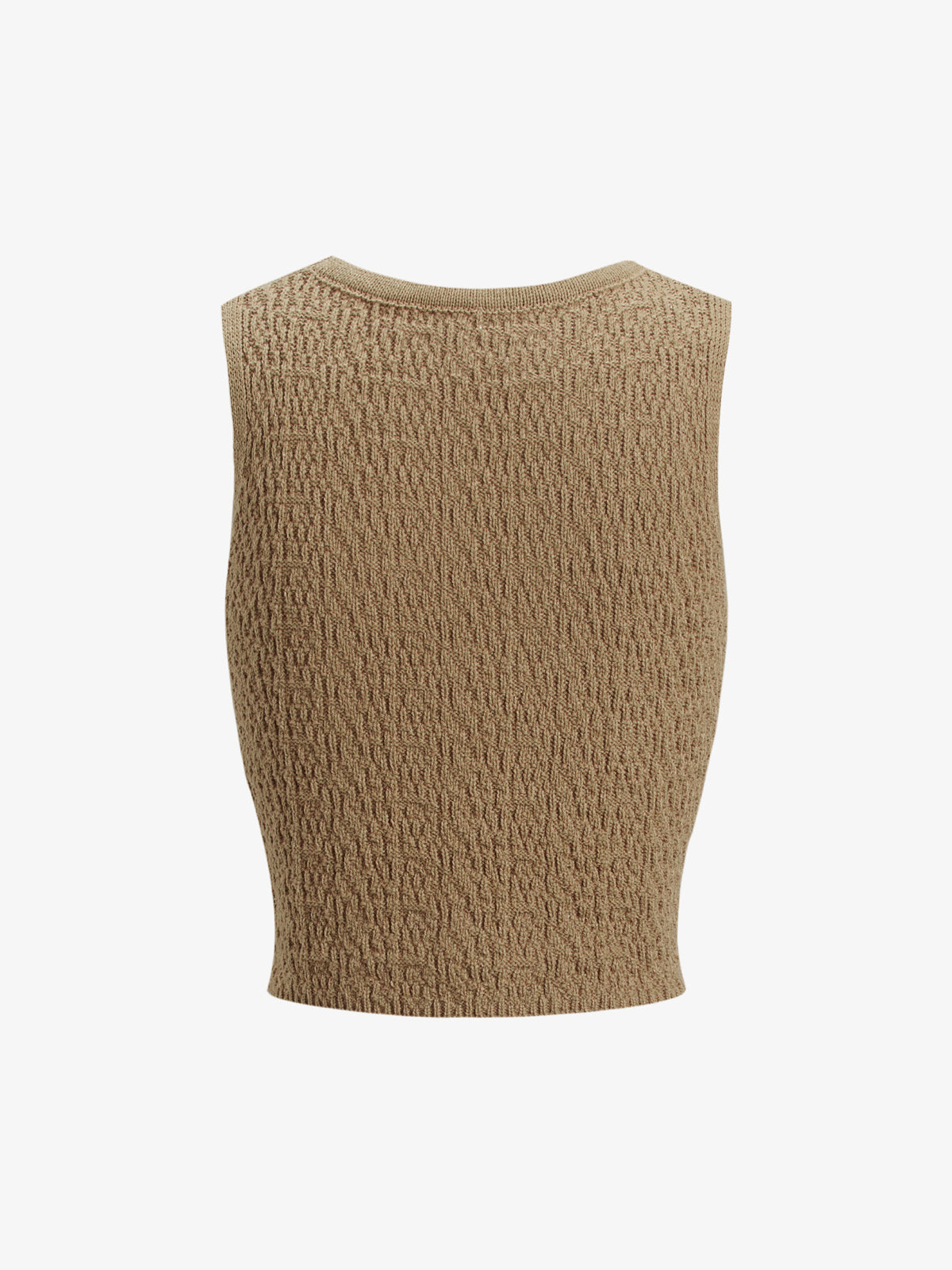 Leisure Textured Crop Tank Top