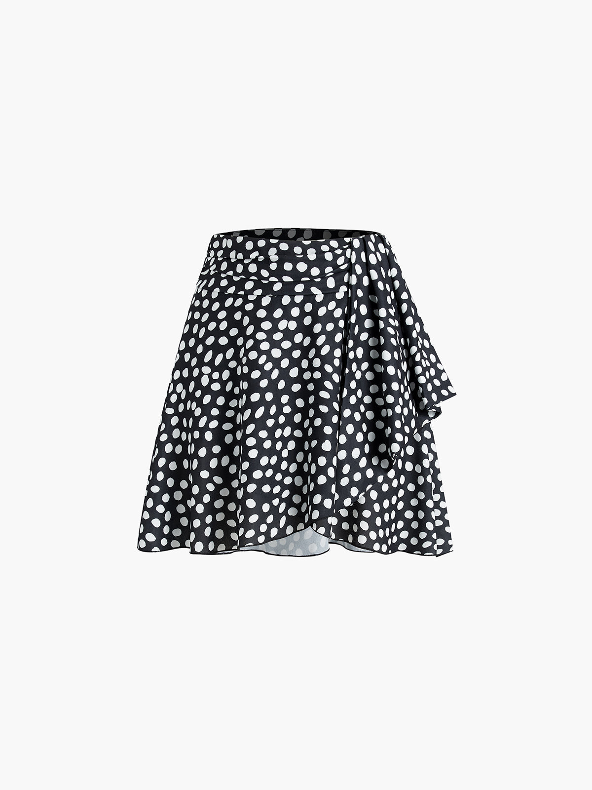 Polka Dot Ruffle Skirt