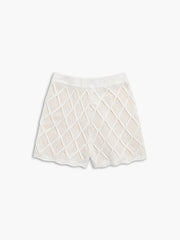 Utility Eyelet Crochet Shorts