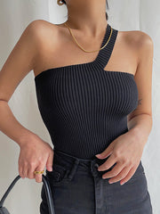 Basic One Strap Knit Top