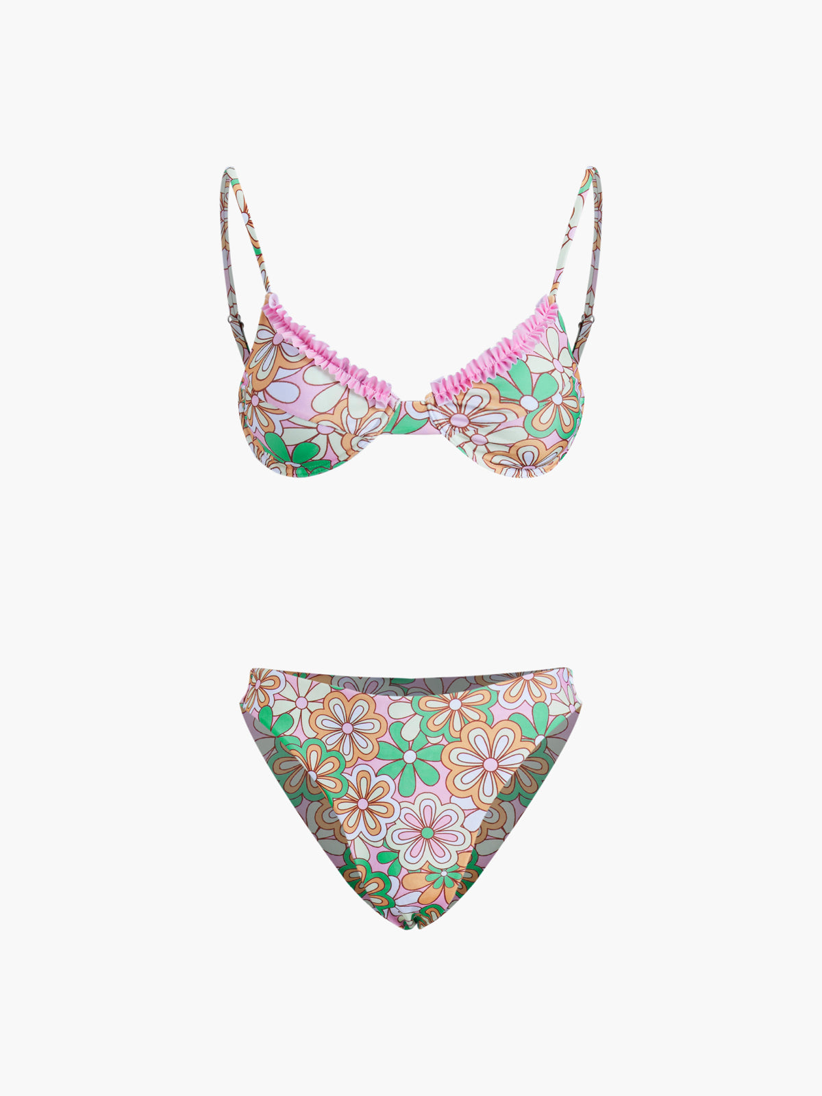 Tropical Melody Two Piece Bikini Set