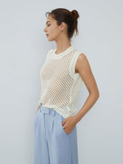 Cover Up Crochet Tank Top