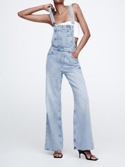 Utility Denim Overalls