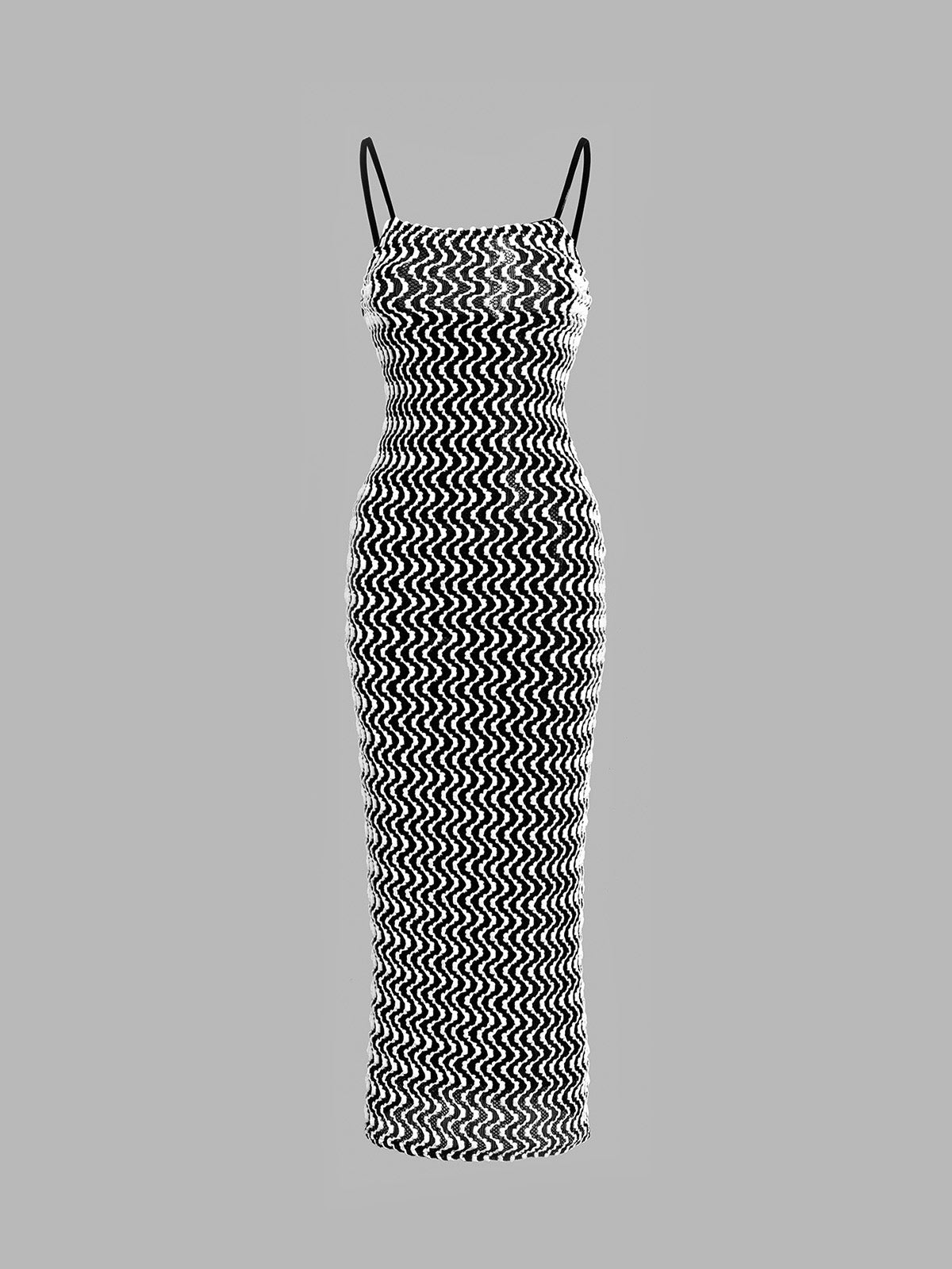 Watermarble Bodycon Long Dress