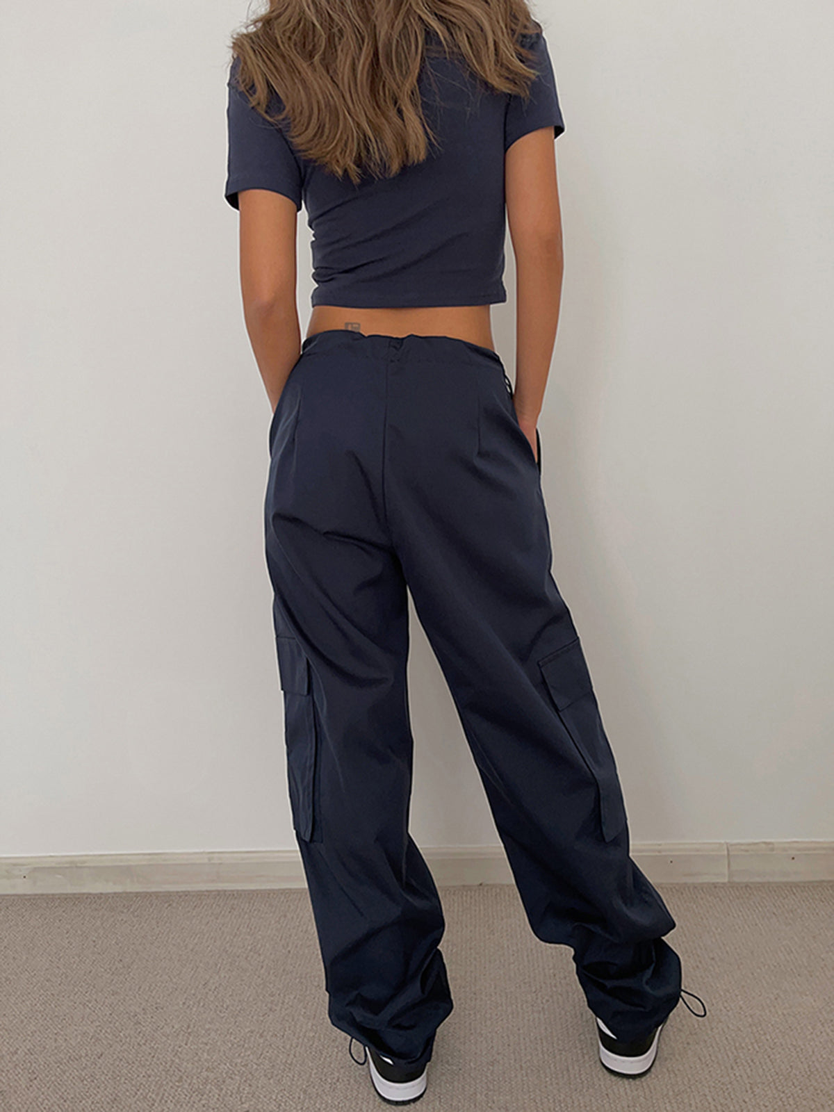 Boho Cargo Parachute Pants